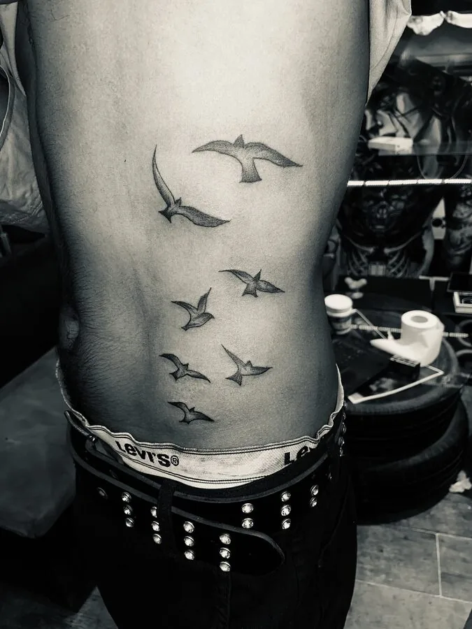 Black Ink tattoo work by Sid Ink Tattoo