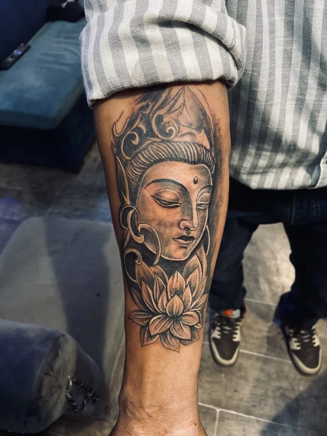 Black Ink tattoo work by Sid Ink Tattoo